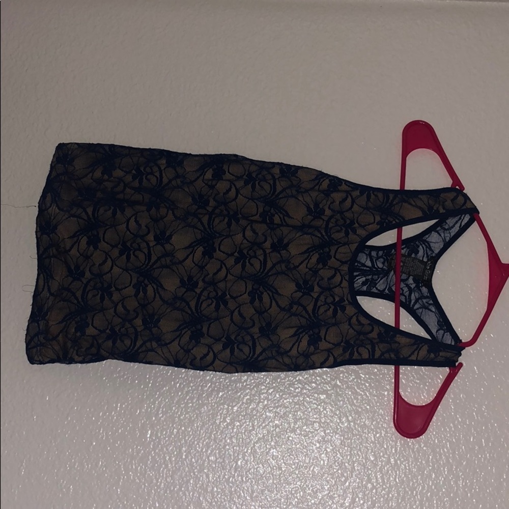 A blue and gold top